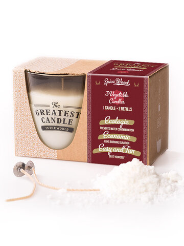 Lifestyle foto Set na výrobu sviečky Korenisté drevo