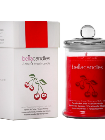 Lifestyle foto Ráj třešní – svíčka s prstýnkem (1,2 kg)