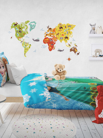 Hľadáte originálny a nezvyčajný darček? Obdarovaného zaručene prekvapí Posteľná obliečka Frozen vločky