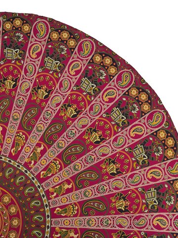 Pre dokonalý a originálny outfit Okrúhla plážová plachta Západ slnkaxxx