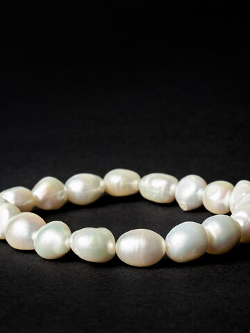 Tip na dárek Náramek Říční perly bílé - kámen krásy