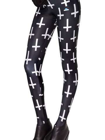 Potešte sa týmto kúskom Dedoles Дамски еластичен клин Бял кръст