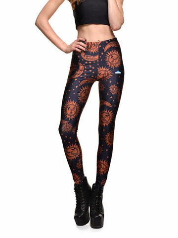 Obrázok produktu Дамски еластичен клин Слънцето и луната