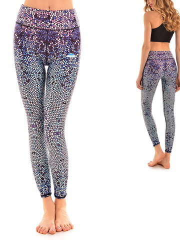 Hľadáte originálny a nezvyčajný darček? Obdarovaného zaručene prekvapí Ladies' Sport Elastic Leggings Mosaic