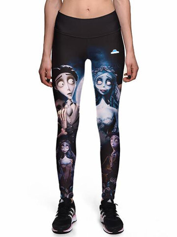 Lifestyle foto Дамски спортен еластичен клин Мъртвата булка