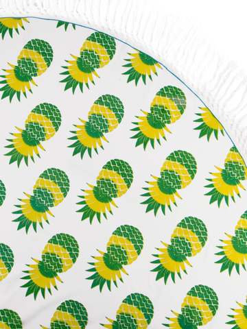 Hledáte originální a neobvyklý dárek? Obdarovaného zaručeně překvapí Kulatá plážová plachta Svěží ananasy