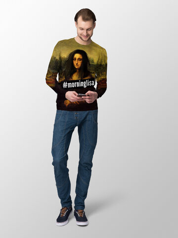 Lifestyle foto Mikina bez kapucne Morning Lisa