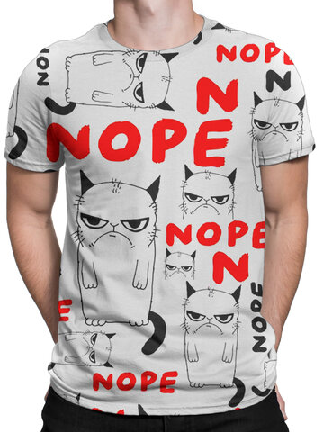 Hľadáte originálny a nezvyčajný darček? Obdarovaného zaručene prekvapí Tričko s krátkym rukávom Grumpy mačka