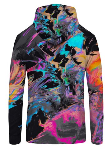 Lifestyle foto Mikina na zips Farby vesmíru