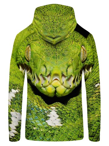 Tip na darček Суичър с цип Зелена змия