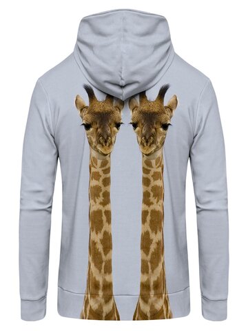 Výpredaj Суичър с цип Жирафи