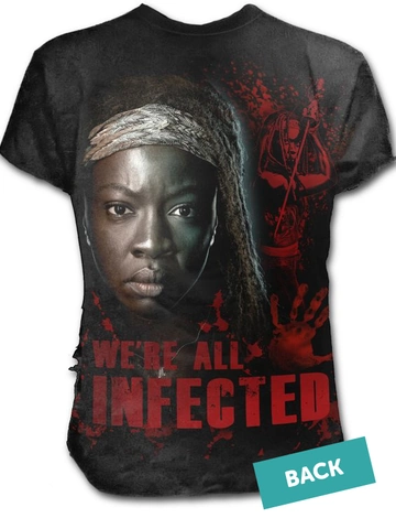Potěšte se tímto kouskem Dedoles Tričko Walking Dead Michonne - All Infected