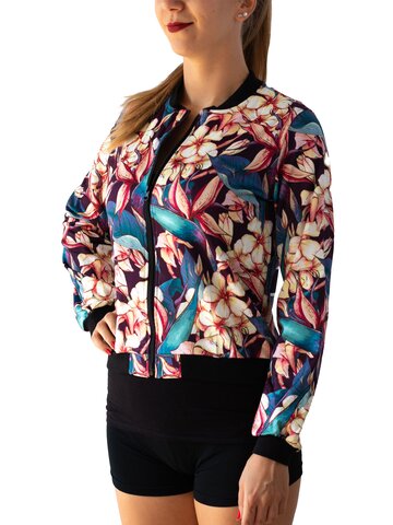 Výnimočný darček od Dedoles Дамско Бомбър Яке Цветен рай