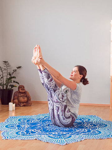 Lifestyle foto Dámske športové elastické legíny Chobotnica