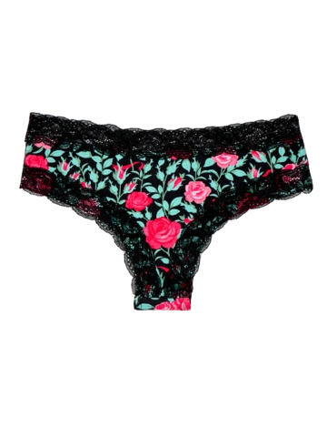 Tip na darček Dámske nohavičky s čipkou Ružová záhrada