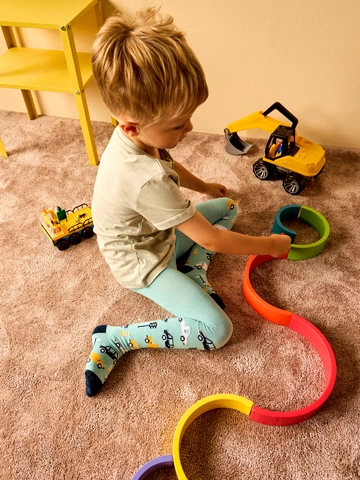 Lifestyle foto Collants rigolos pour enfants Circulation routière