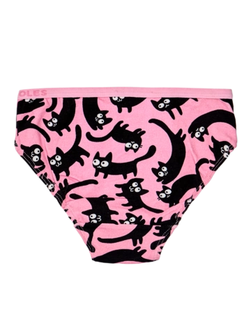 Hľadáte originálny a nezvyčajný darček? Obdarovaného zaručene prekvapí Vesele gaćice za djevojčice Ružičaste mačke