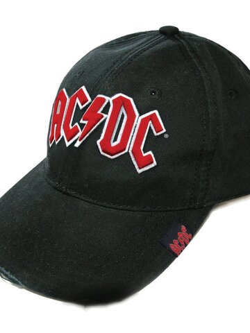 Zľava Čierna šiltovka AC/DC Men's Red Logo