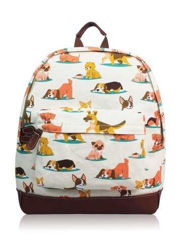 Sleva Béžový batoh Pejsci