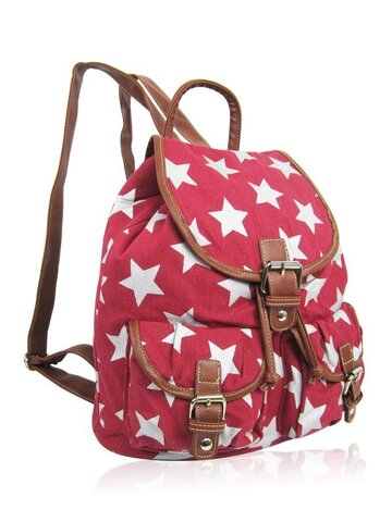 Pre dokonalý a originálny outfit Červený vak Hviezdy