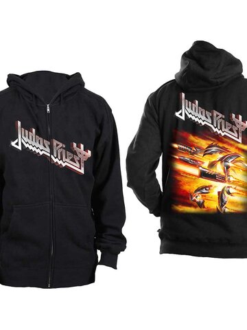 Obrázok produktu Čierna mikina na zips Judas Priest Firepower