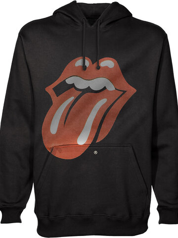 Potešte sa týmto kúskom Dedoles Čierna mikina s kapucňou The Rolling Stones Classic Tongue