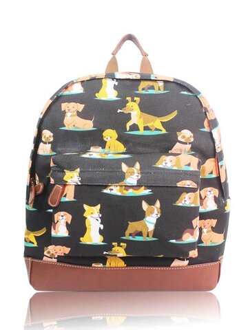 pro dokonalý a originální outfit Černý batoh Pejsci