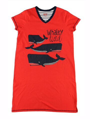 Hľadáte originálny a nezvyčajný darček? Obdarovaného zaručene prekvapí Dámska nočná košeľa Veľryby