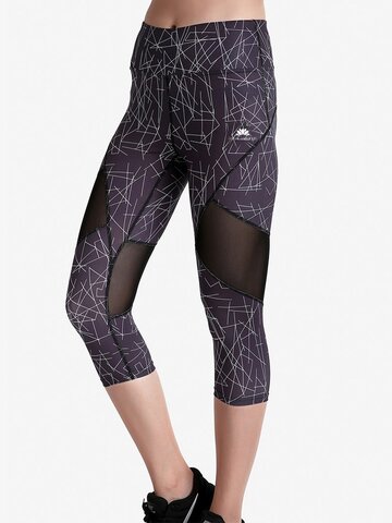 Výnimočný darček od Dedoles Дамски спортен капри клин с мрежа