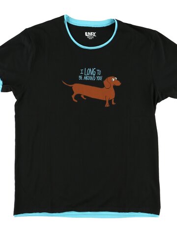 Obrázok produktu Dámske tričko na spanie Jazvečík