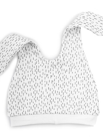 Tip na darček Detská biela čiapka Zajačí kožúšok