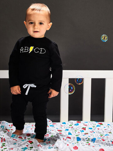 Výpredaj Detské čierne tepláky