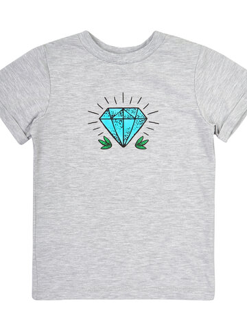 Potěšte se tímto kouskem Dedoles Dětské šedé tričko Diamant