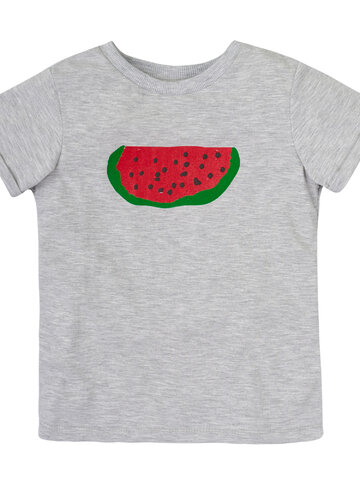 a tökéletes és egyedi ruházathoz Szürke gyerek póló Dinnye