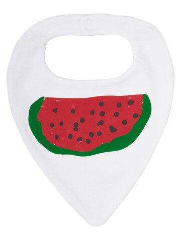 pro dokonalý a originální outfit Dětský bílý bryndák Meloun