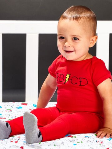 Tip na darček Detský červený overal ABCD