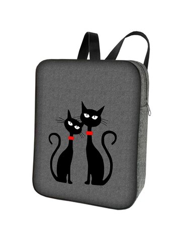 Kiárusítás Dizájnos hátizsák Két macska