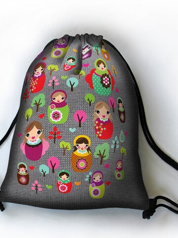 Pre dokonalý a originálny outfit Dizajnový vak Matrioszki