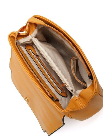 Foto Henkeltasche Senffarben Solana 