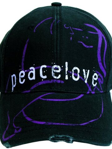 Výpredaj Čierna šiltovka John Lennon Peace & Love 