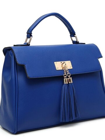 Lifestyle foto Modrá kabelka do ruky Solana