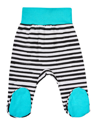Potešte sa týmto kúskom Dedoles Modré pruhované dupačkové nohavice pre deti