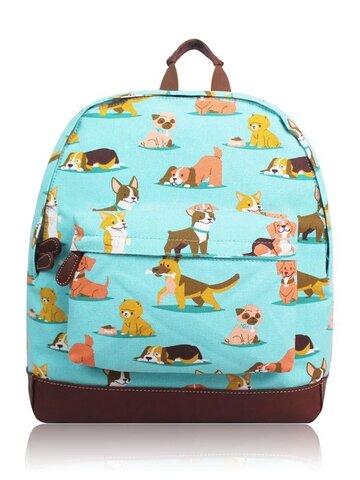 Potešte sa týmto kúskom Dedoles Modrý ruksak Psíky
