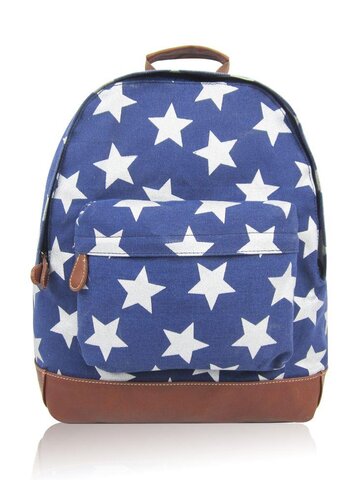 Eredeti ajándék a Dedolestől Kék hátizsák egy zsebbel Csillagok