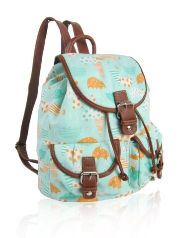 Lifestyle foto Tyrkysový vak Retro dáždniky