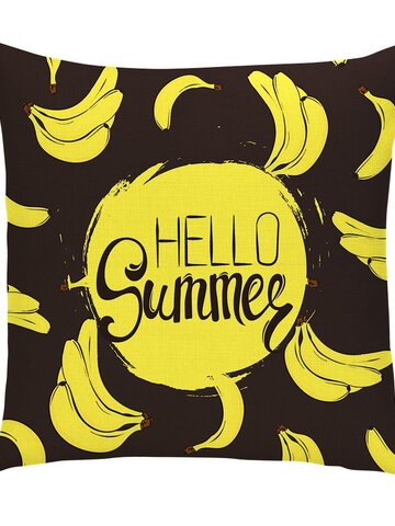 Zľava Obojstranná obliečka na vankúš Ahoj leto