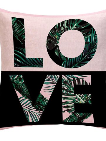 Výnimočný darček od Dedoles Obojstranná obliečka na vankúš Farebné palmy