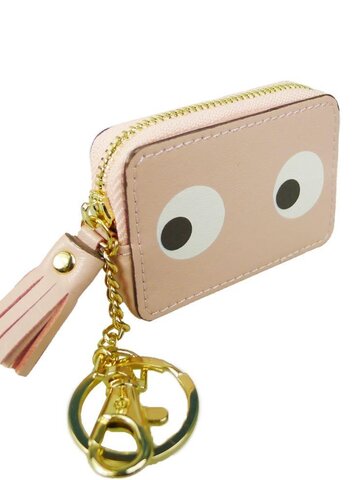 Rabatt Geldbörse für Münzen Augen rosa