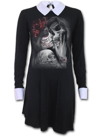 Sleva Dámské šaty s límečkem Posmrtný polibek