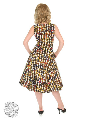 pro dokonalý a originální outfit Retro pin up šaty Tečky